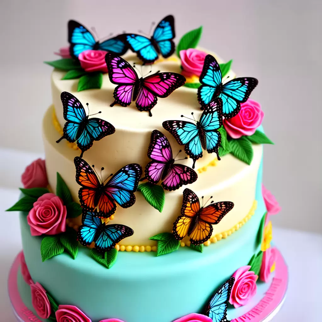Dicas para fazer um bolo de aniversário com decoração de borboletas