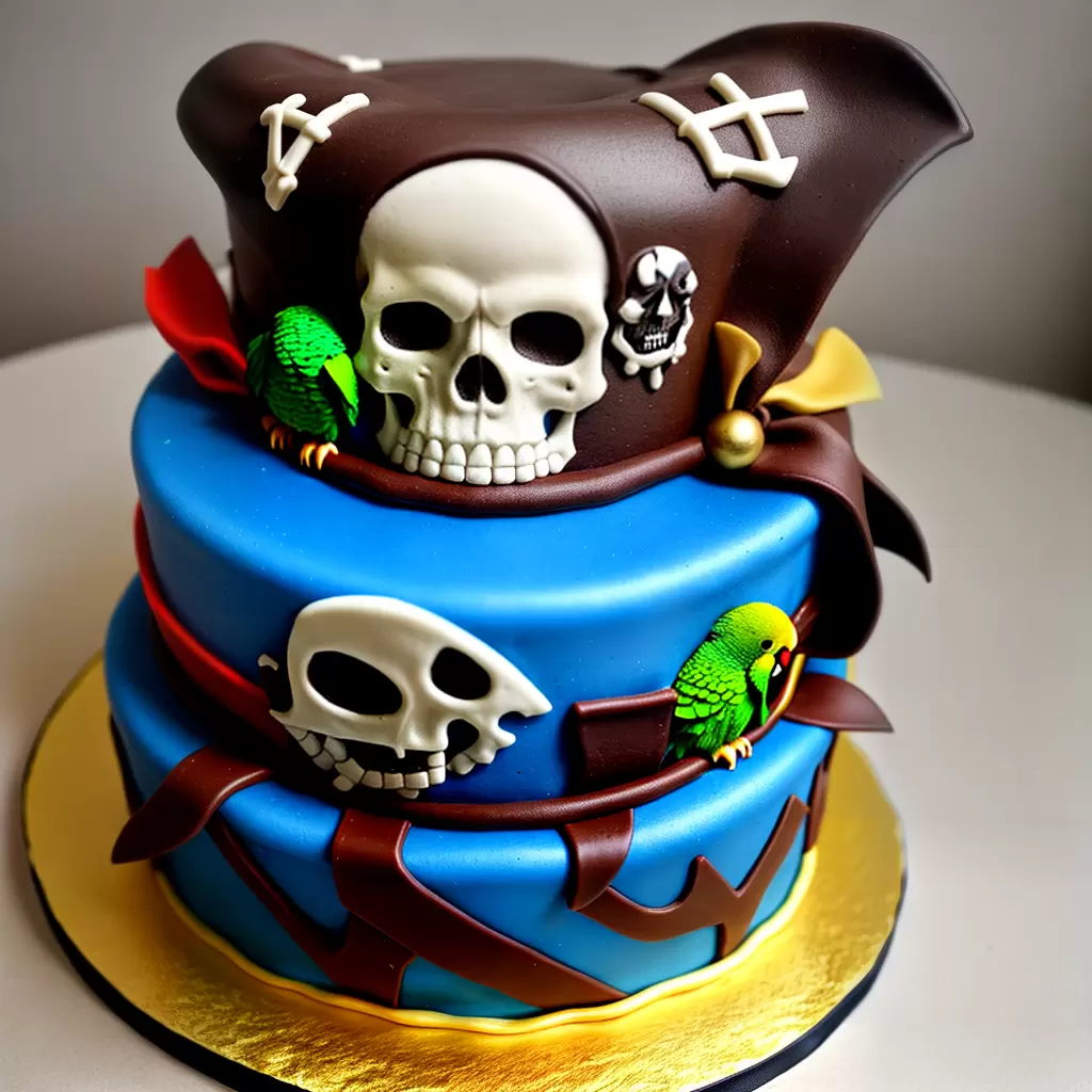 Fotos bolo aniversario tema pirata tesouro