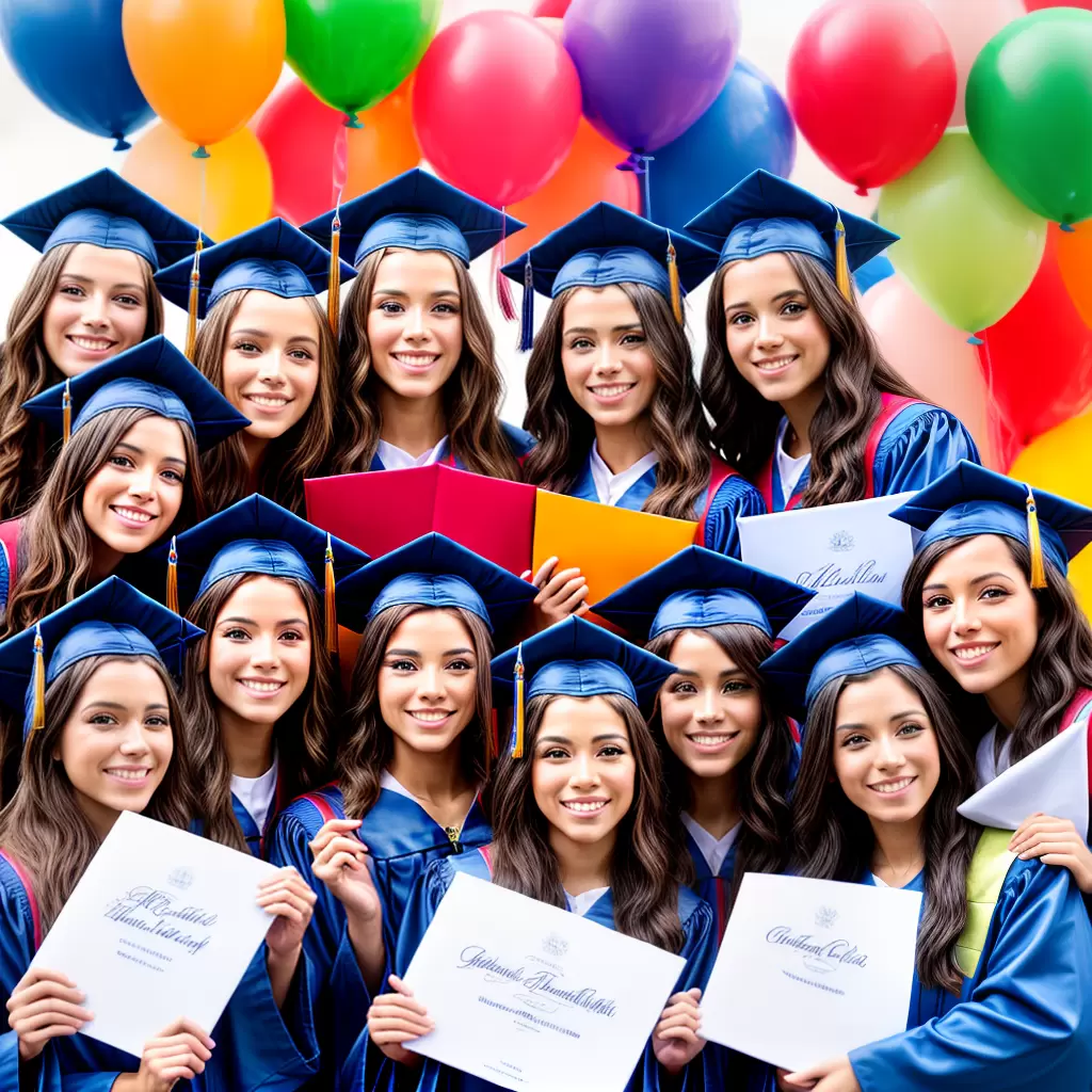Fotos formatura personalizada chapeu baloes