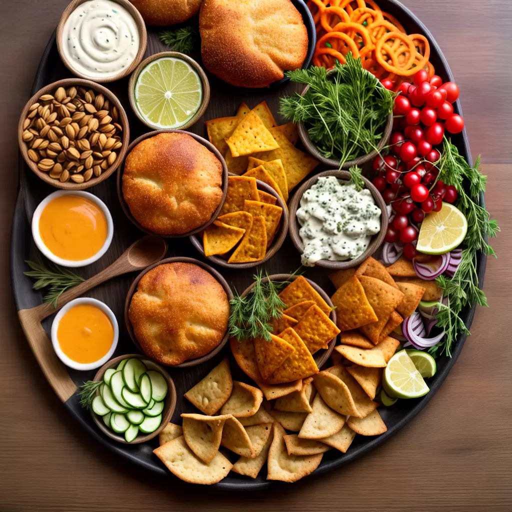 Fotos bandeja aperitivos empanadas croquetes samosas