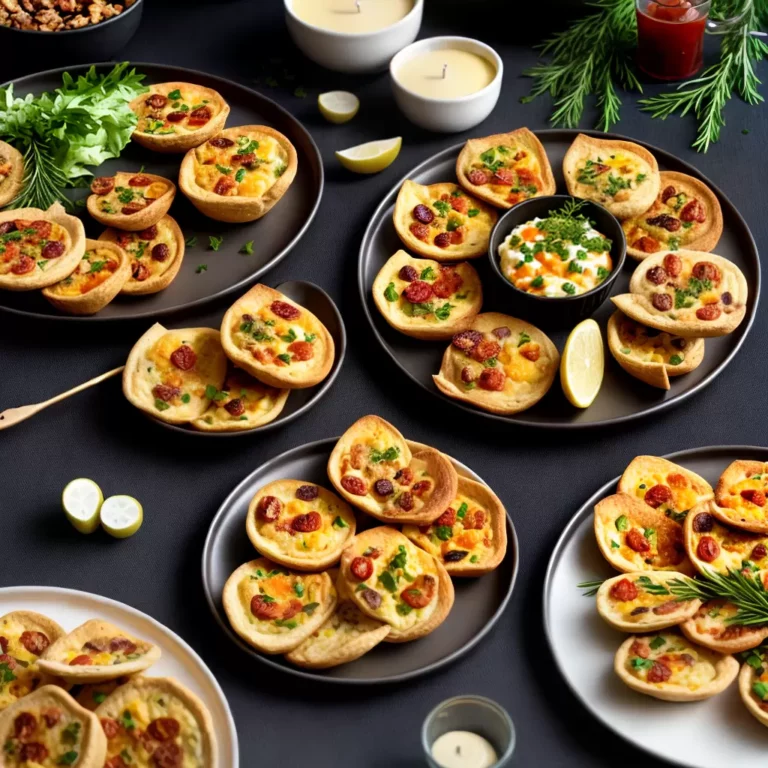 Salgadinhos para festa: como criar um visual sofisticado e elegante.
