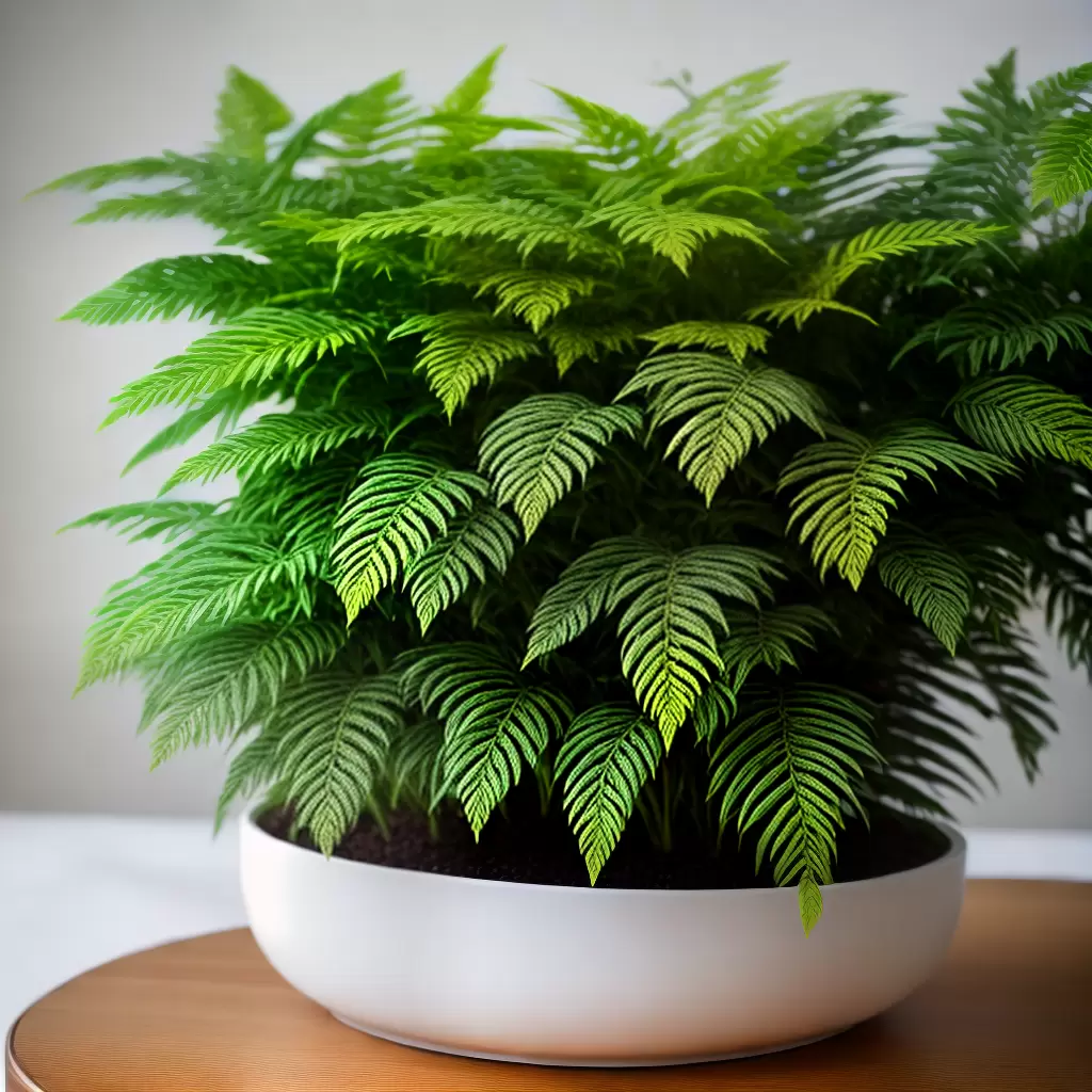 Fotos planta verde ceramica mesa ferns