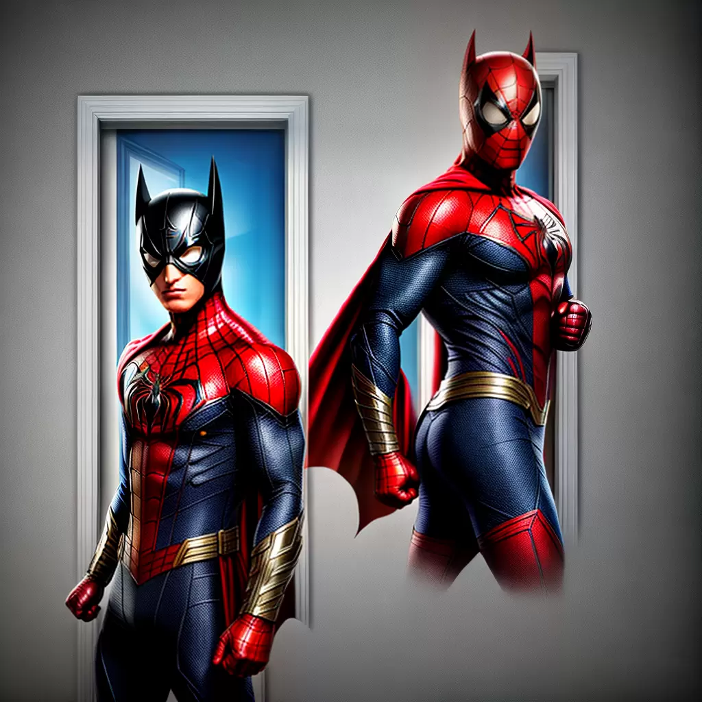 Fotos decoracao porta superherois aventura