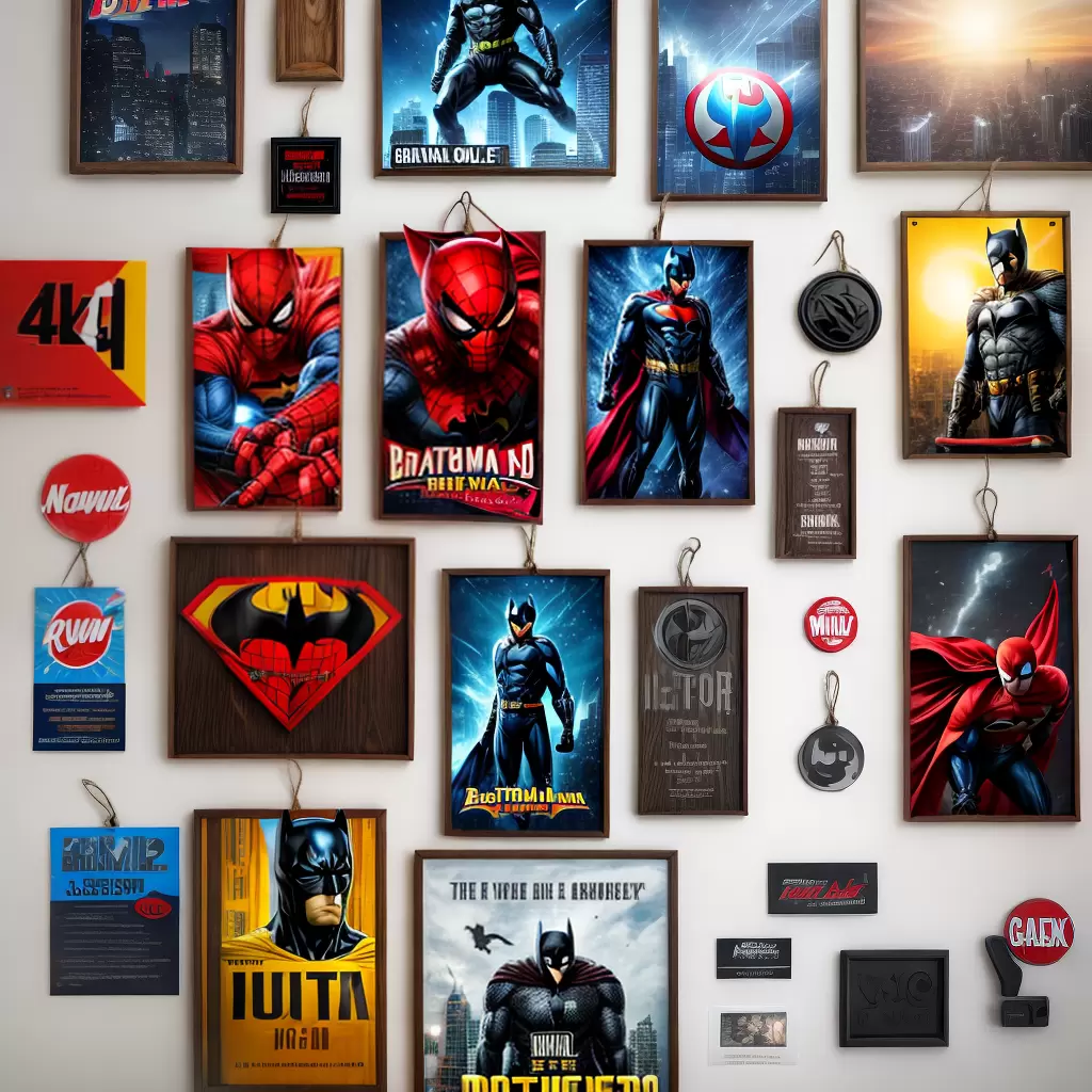 Fotos enfeites porta super herois diy