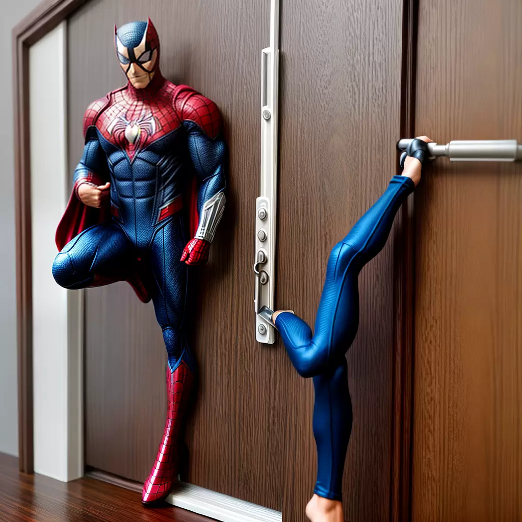 Fotos decoracao porta super heroi diy