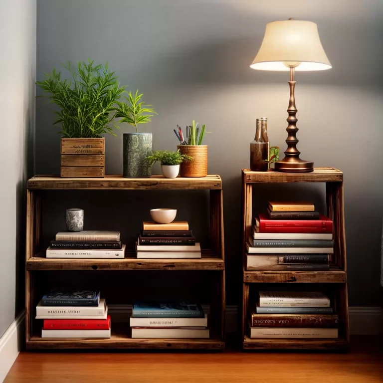 DIY: crie sua própria mesa de cabeceira com materiais reciclados