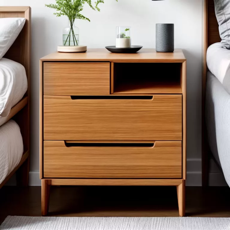 Design escandinavo em mesas de cabeceira: simplicidade e elegância