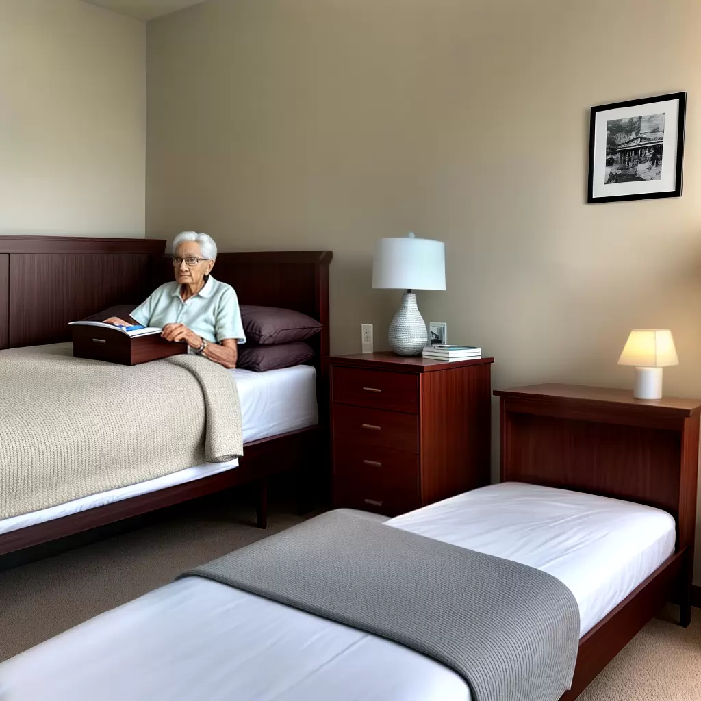 Fotos mesa cama idoso gavetas prateleiras
