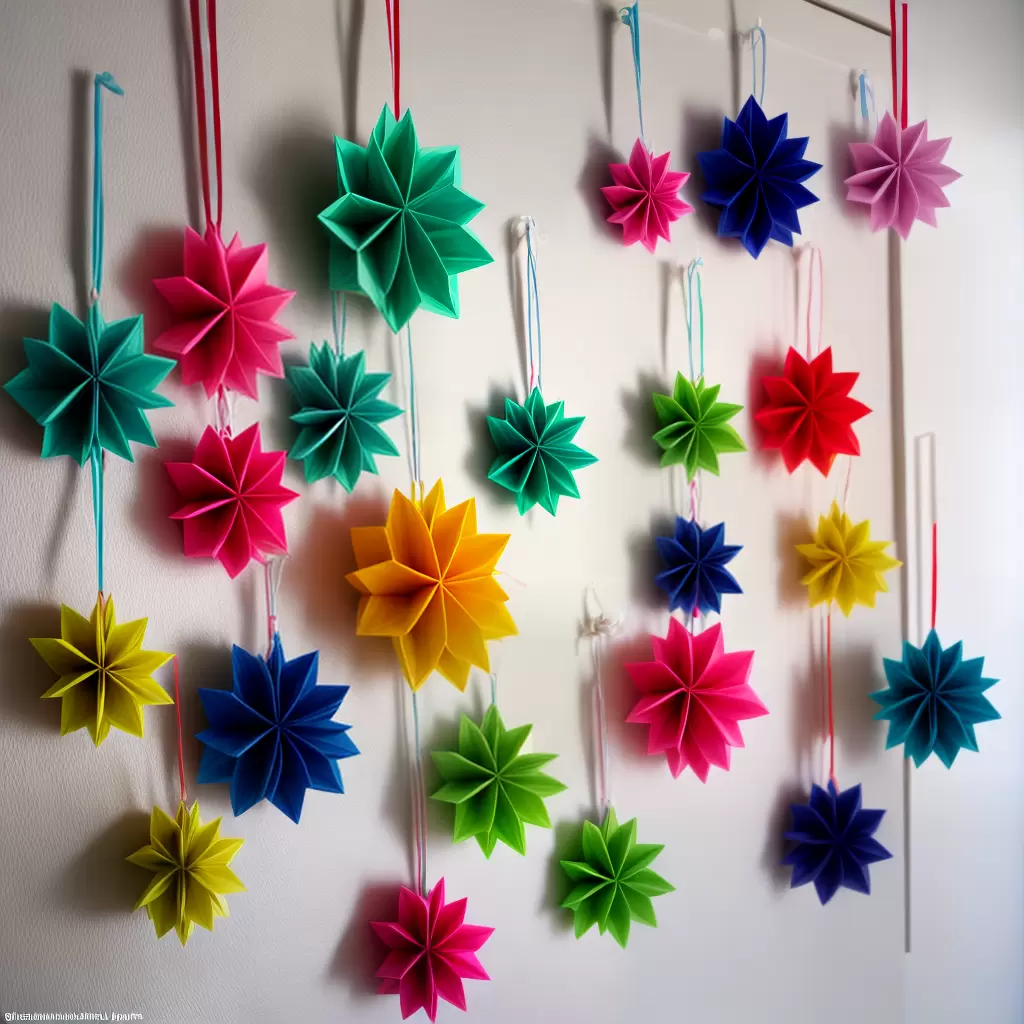 Fotos enfeite porta papel recortes origami