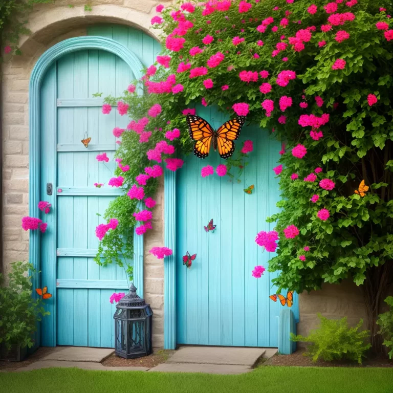 Voo da Imaginação: Enfeites de Porta com Borboletas