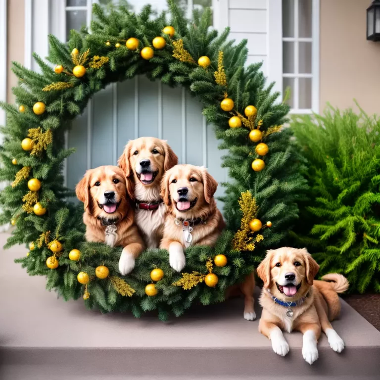 Amor Pet: Enfeites de Porta com Cachorros