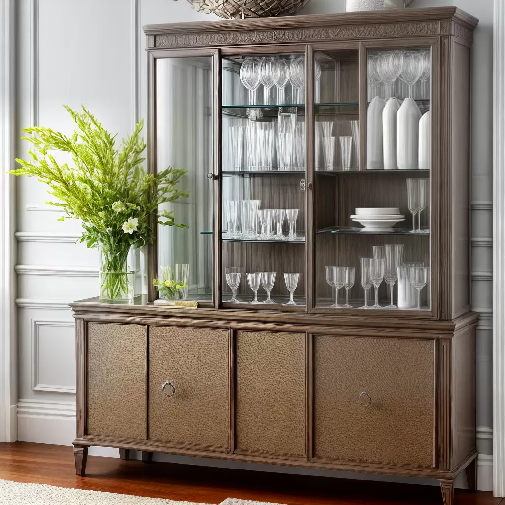 Fotos cristaleira elegante ou sideboard moderno