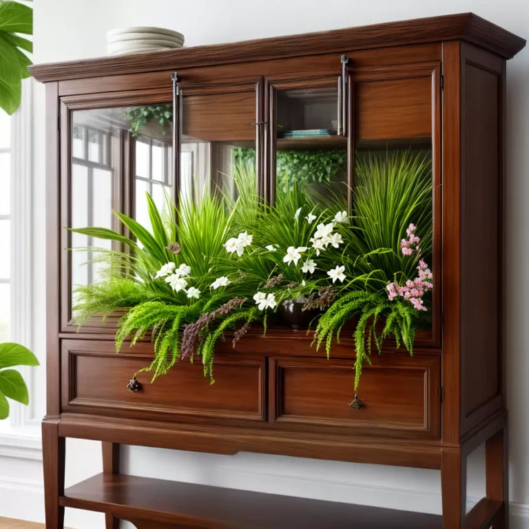 Cristaleiras e plantas: um casamento perfeito