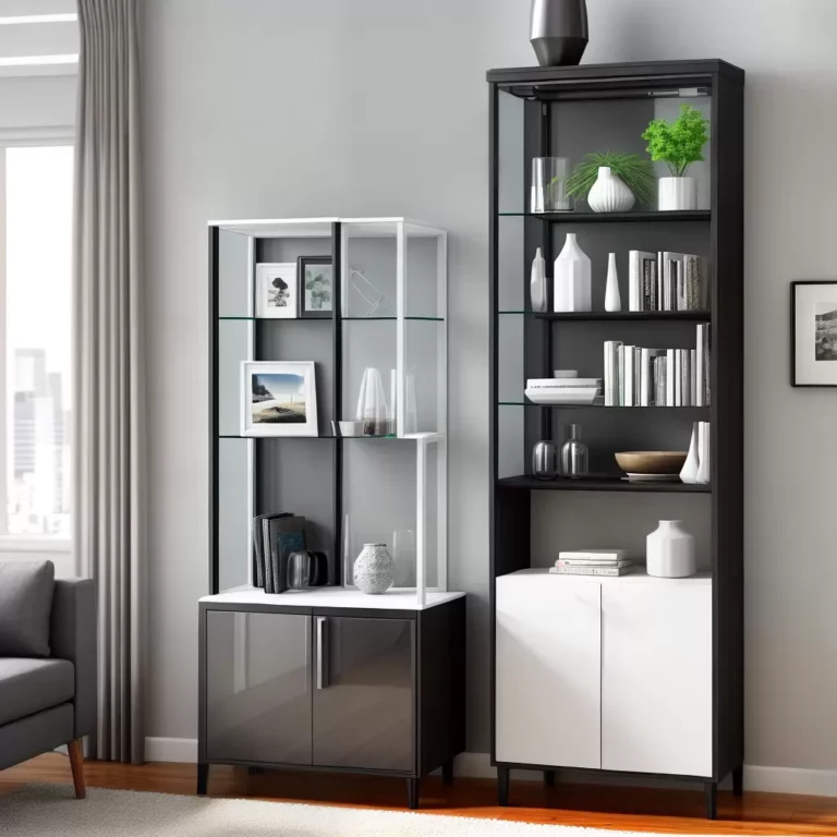 Cristaleiras em apartamentos: soluções para espaços compactos