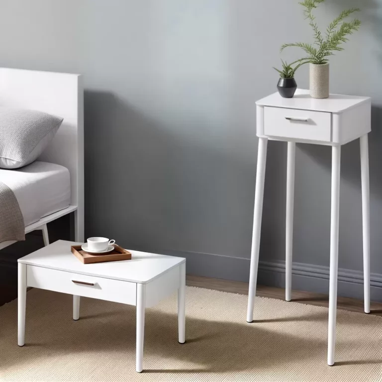 Design escandinavo em criados-mudos: minimalismo e elegância