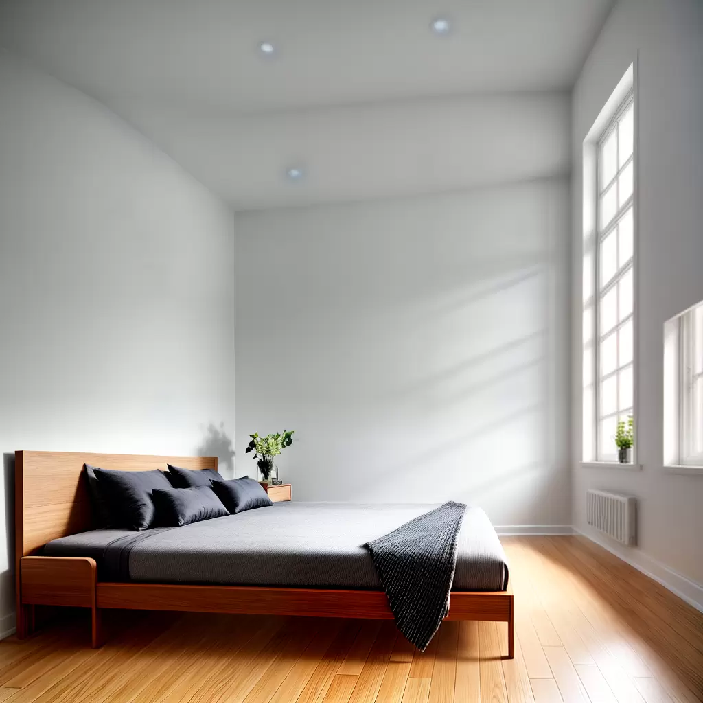 Fotos quarto minimalista mesa acrilico vidro