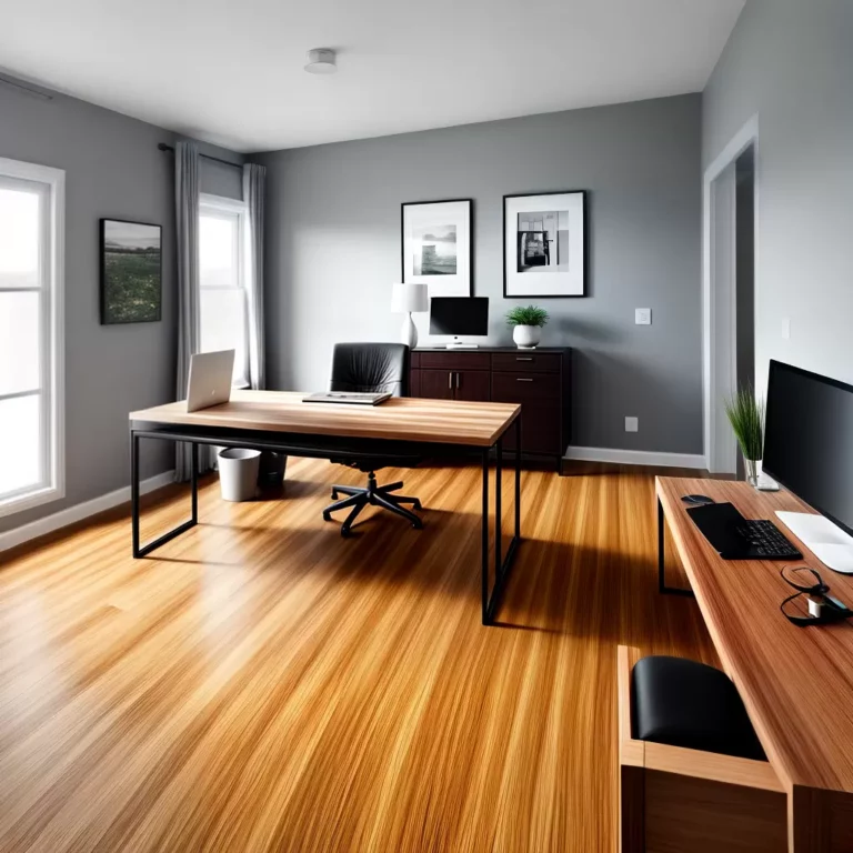 Piso vinílico para projetos de home office