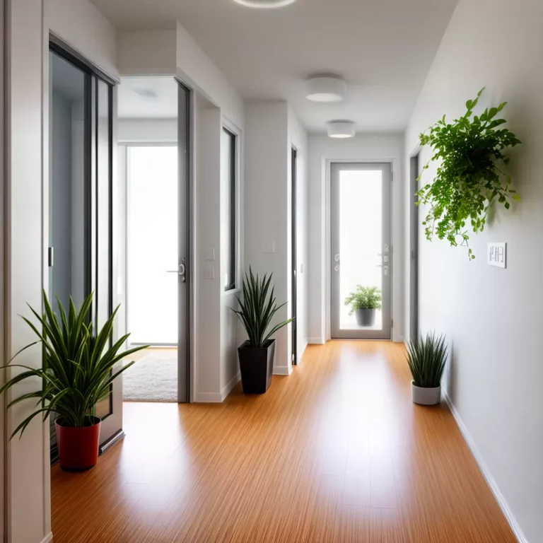 Piso vinílico no corredor: estilo e funcionalidade