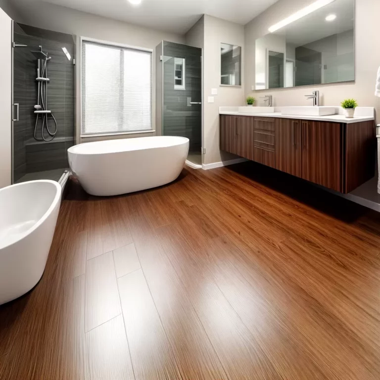 Piso laminado no banheiro: uma opção moderna e resistente?