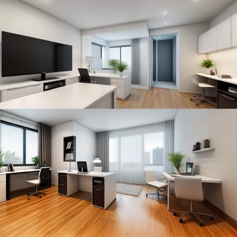 Piso laminado para projetos de home office