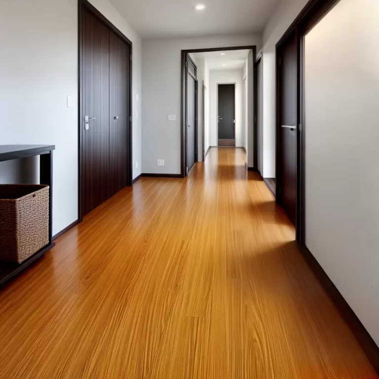 Piso laminado no corredor: estilo e funcionalidade