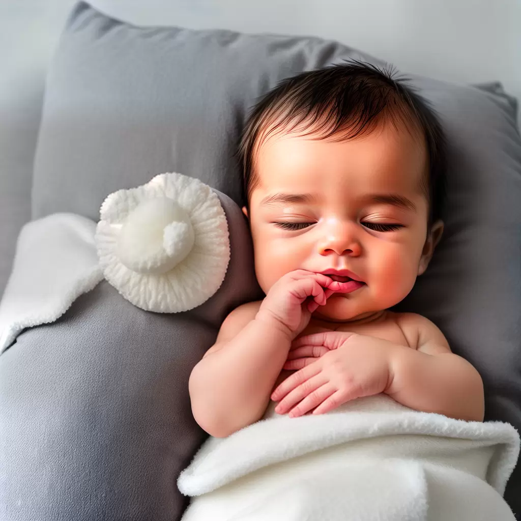 Fotos sono bebe recem nascido puff branco