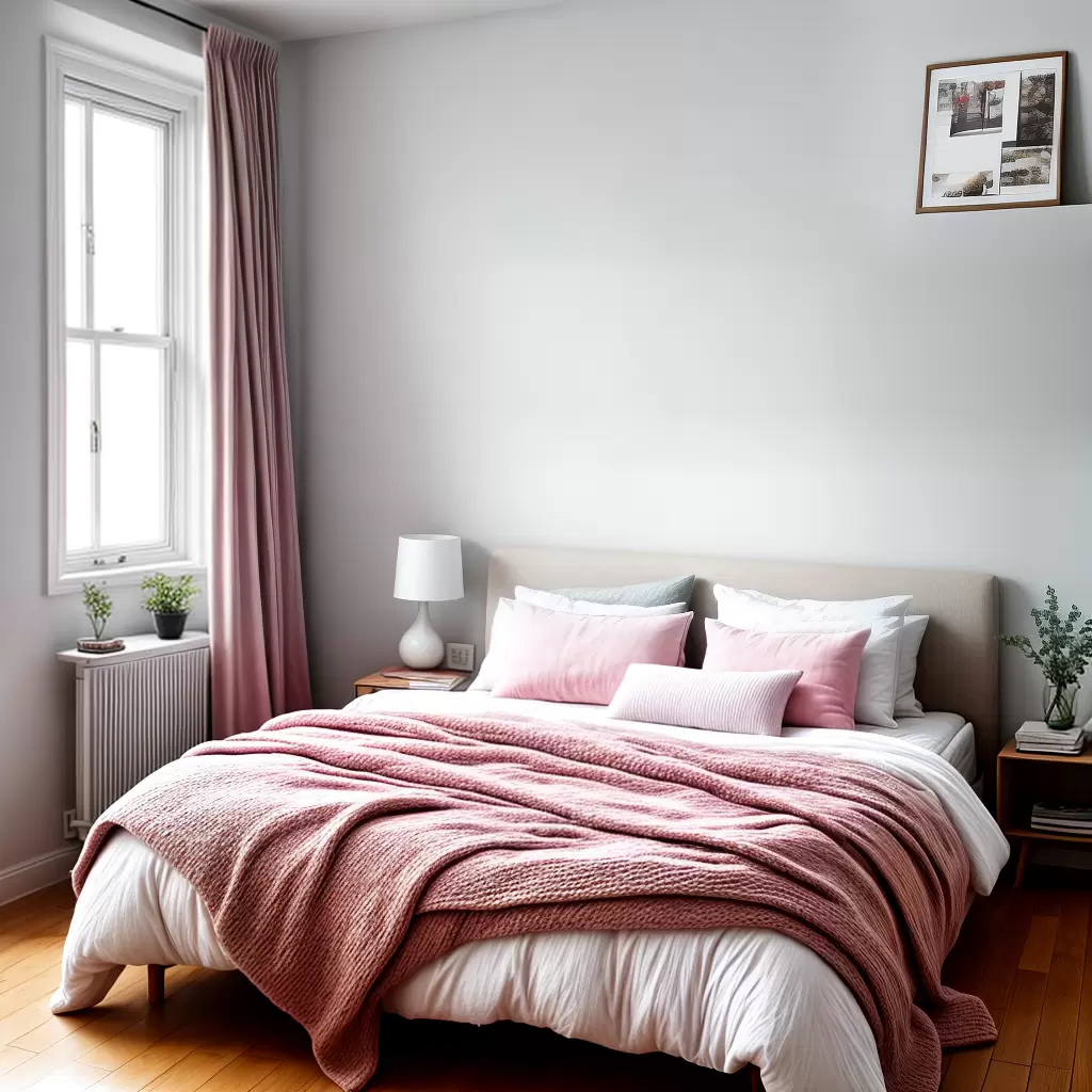 Fotos quarto fofo branco rosa luzes fadas