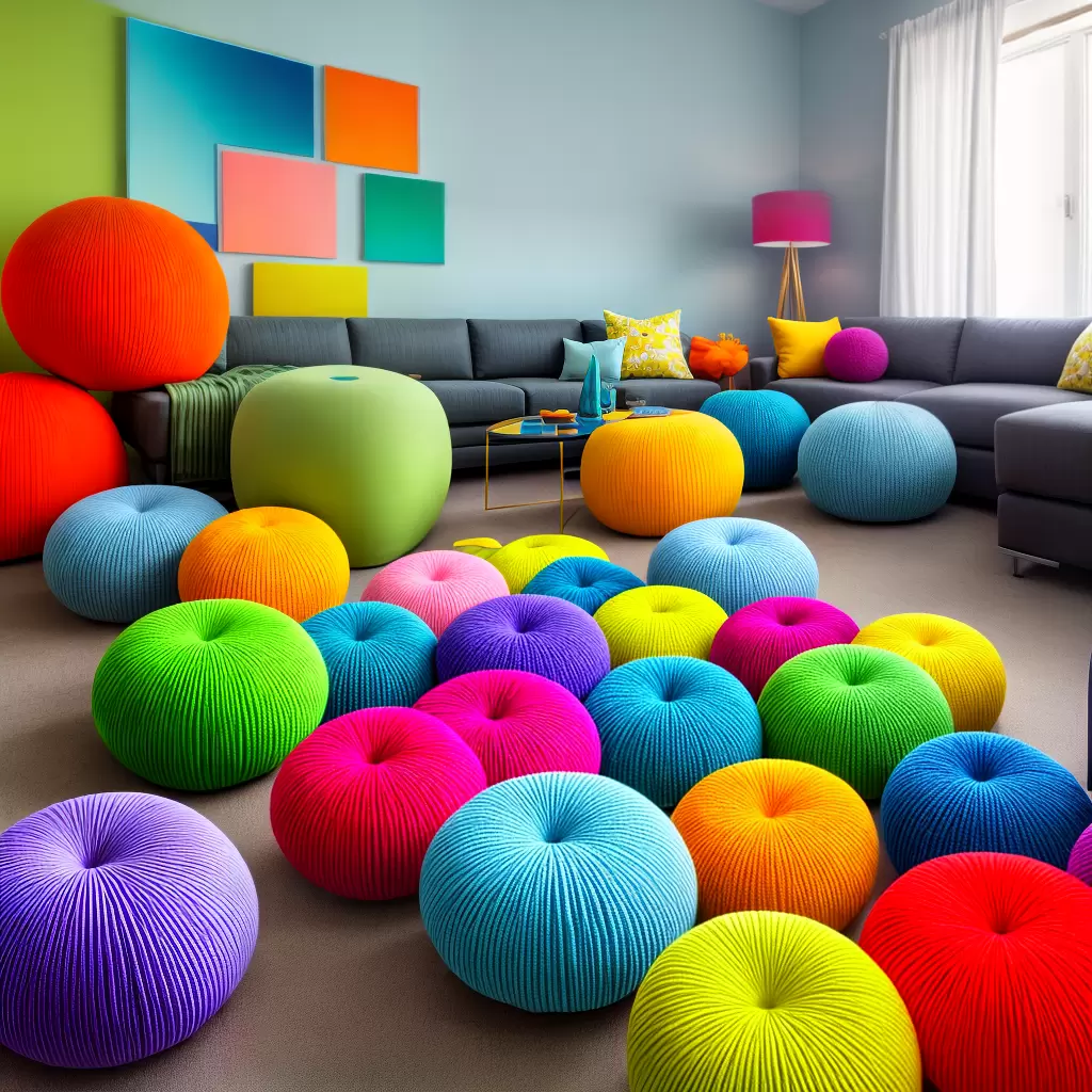 Fotos cores puffs emocoes ambiente