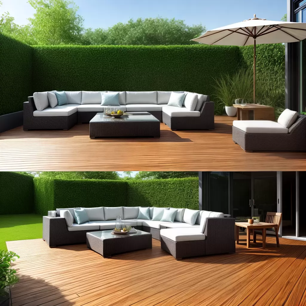 Fotos piso madeira area externa deck mobiliario