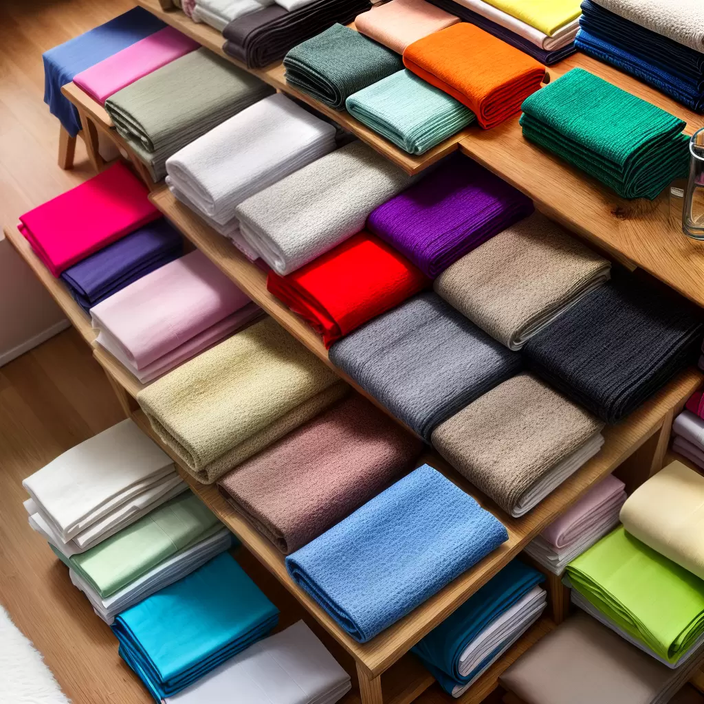 Fotos amostras de tecido texturas cores