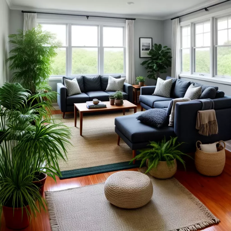 Puffs e plantas: Como integrar a natureza em sua decoração