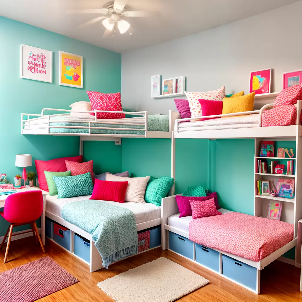 Fotos quarto estudante cama alta decoracao