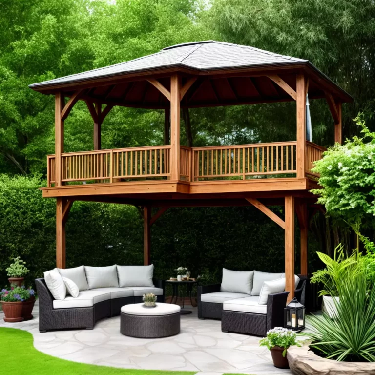 Gazebo para varanda: uma opção elegante para espaços reduzidos