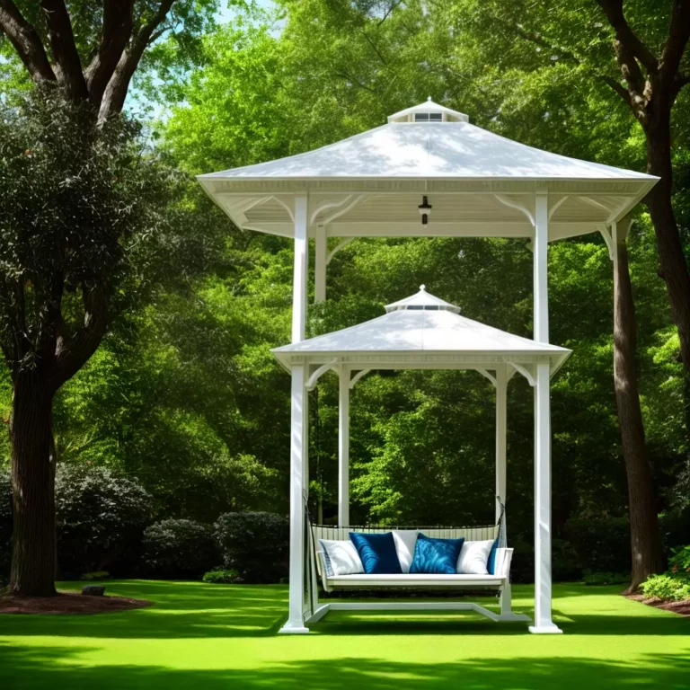 Gazebo com rede: uma opção perfeita para descansar