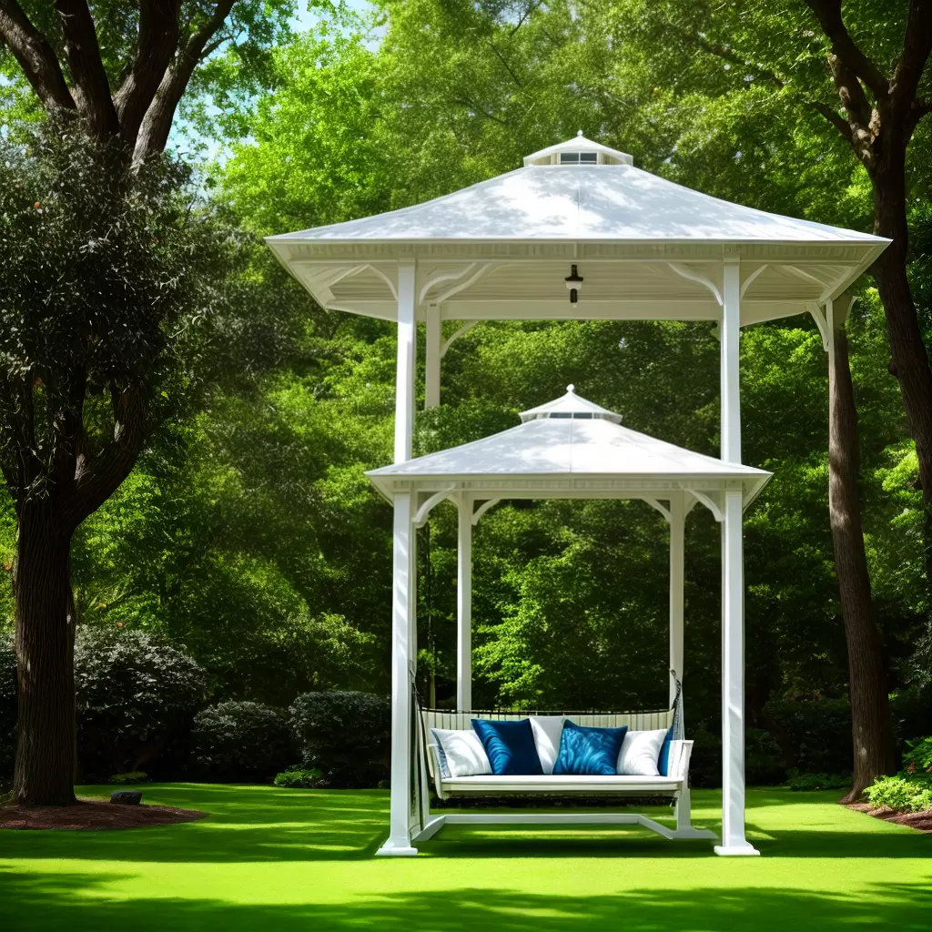 Fotos gazebo conforto natureza hammock