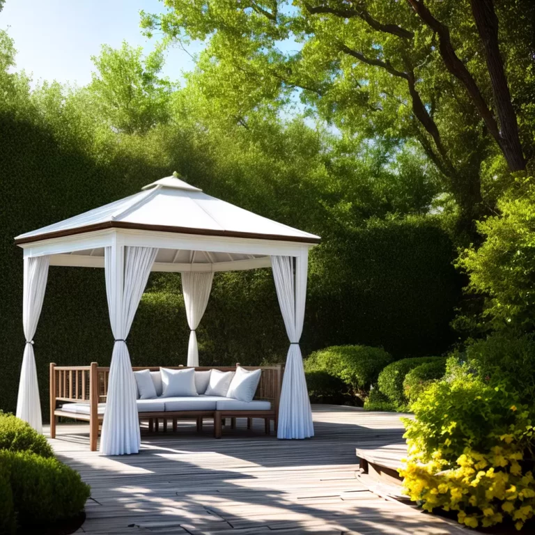 Gazebo com cortinas: como garantir mais privacidade e conforto
