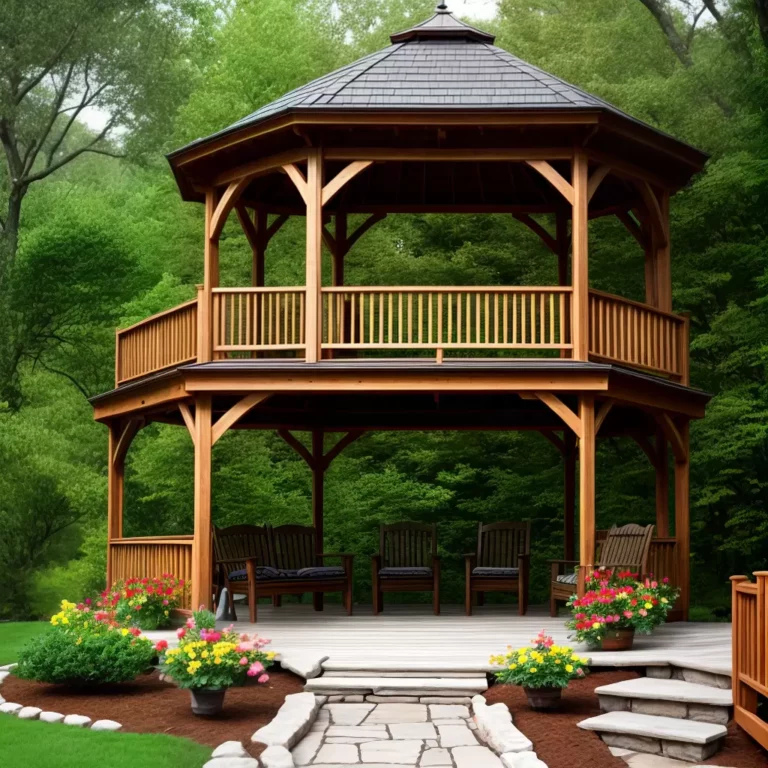 Como iluminar um Gazebo para criar um ambiente aconchegante à noite