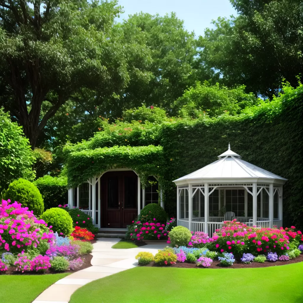 Fotos jardim gazebo charme natureza