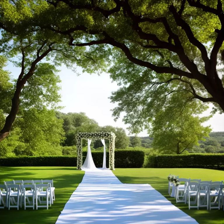 Como usar um Gazebo em um casamento ao ar livre