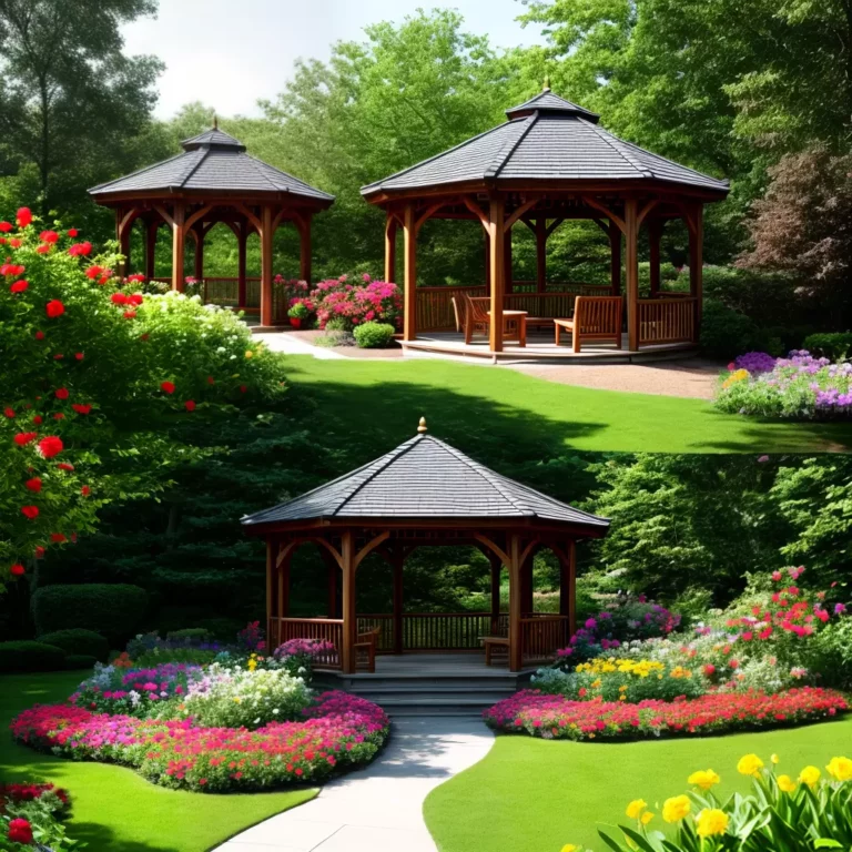 Gazebo com flores: como criar um espaço colorido e perfumado