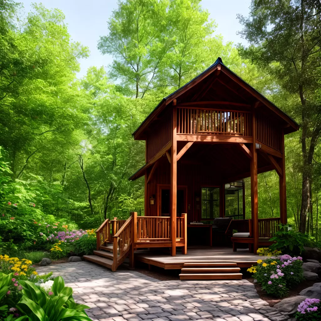 Fotos sauna gazebo natureza serenidade