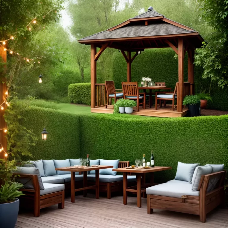 Gazebo com adega: como criar um espaço para degustação de vinhos
