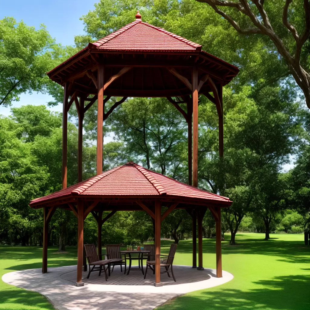 Fotos familia gazebo parque verde criancas