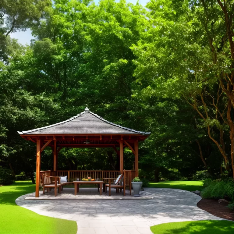 Gazebo com pergolado: como criar um espaço de sombra para proteger do sol forte
