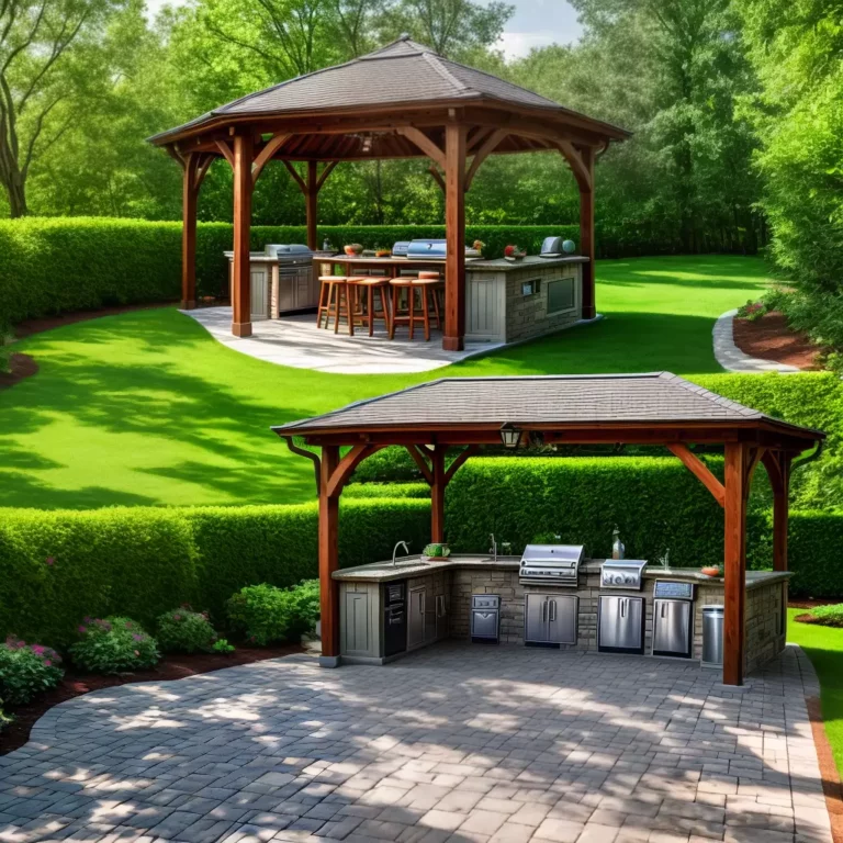 Gazebo com área de churrasco: como criar um espaço para reunir amigos e familiares para um churrasco