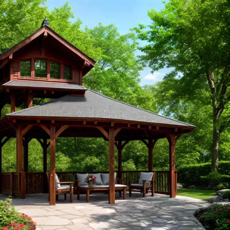 Como criar um Gazebo como parte da paisagem do seu jardim