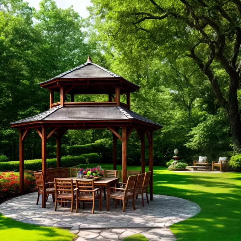 Gazebo com área para jogos: como criar um espaço para jogos ao ar livre