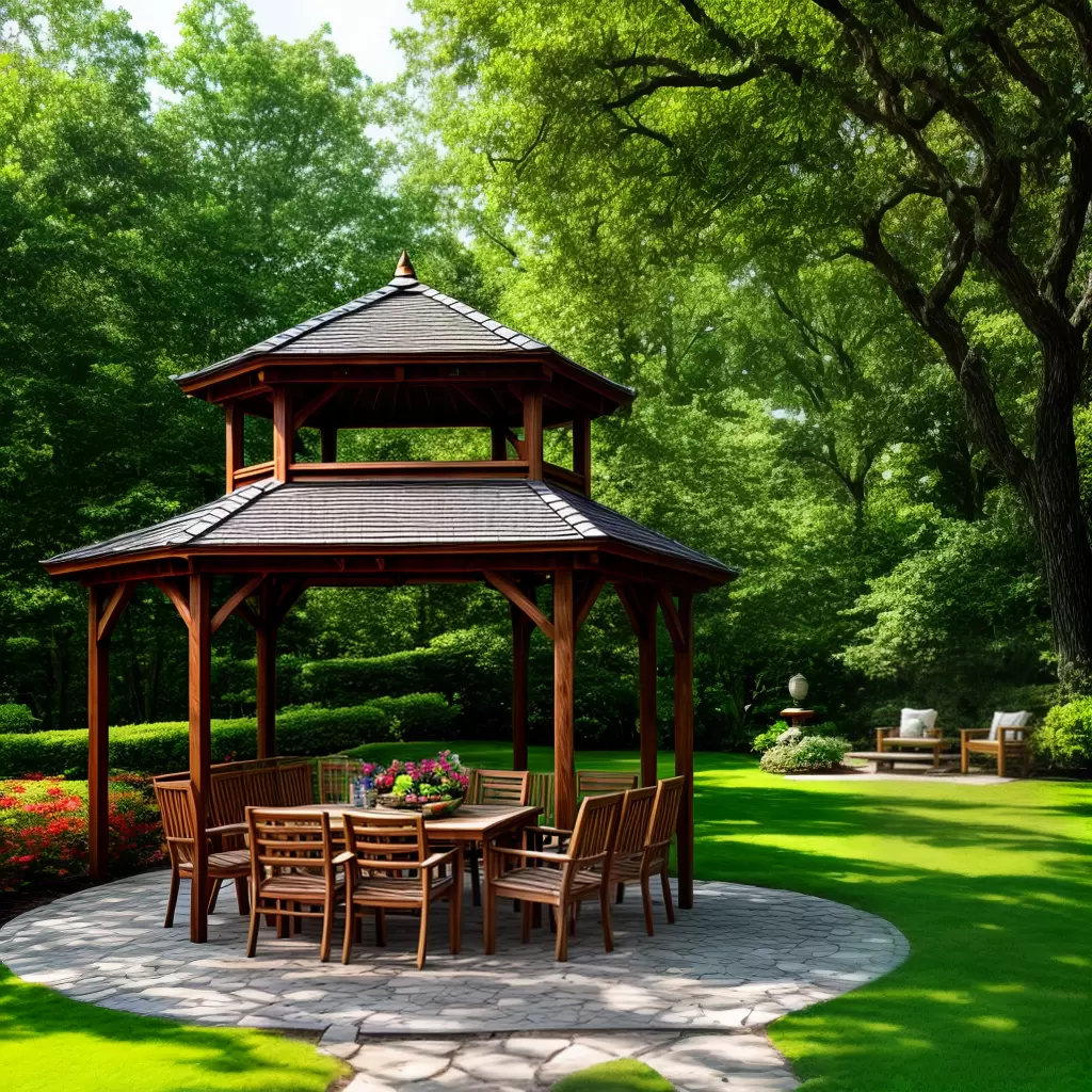 Fotos amigos jardim gazebo jogos sol