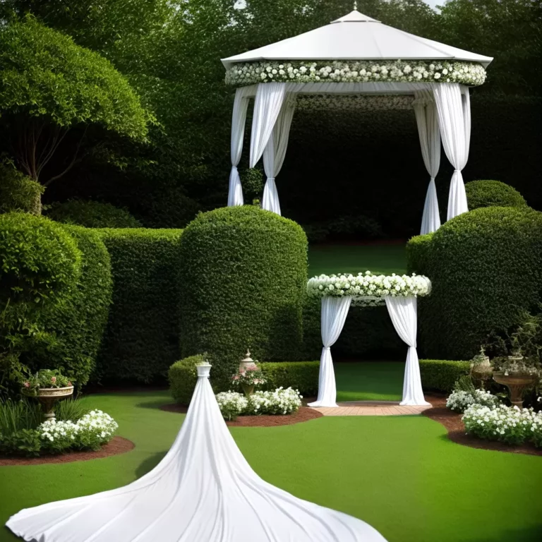 Como usar um Gazebo como parte da decoração de um casamento ou evento especial