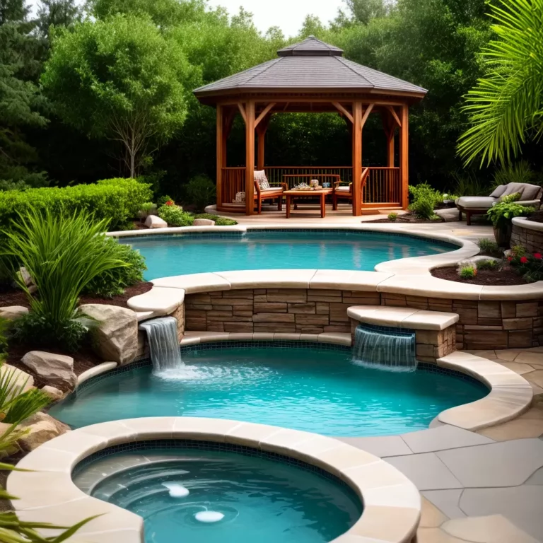 Gazebo com banheira de hidromassagem: como criar um espaço de relaxamento e spa